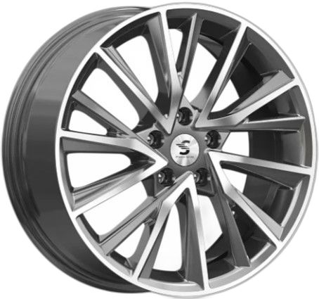 СКАД Premium Series Диск ЛС 18x7,5 5x108 КР010 (Exeed TXL) Diamond Gloss Graphite) (СКАД Premium Series) 36 /65,1/