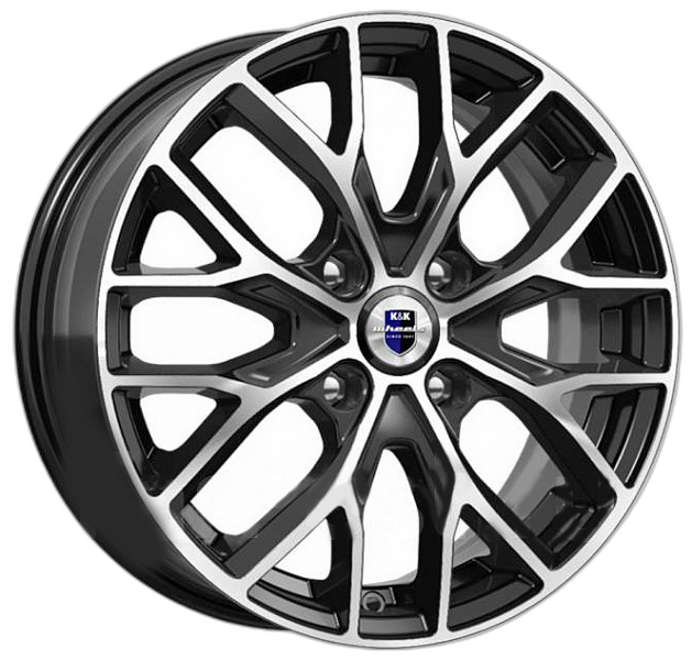 K&K Диск ЛС 16x6 4x114,3 Лилиом (КС891) алмаз чёрный (КиК) 40 /67,1/