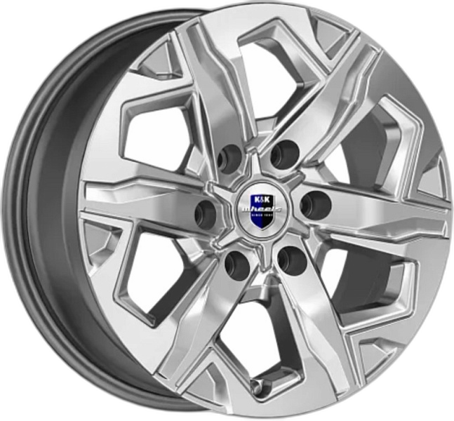 K&K Диск ЛС 17x7,5 6x139,7 Тейт (КС1050) дарк платинум (КиК) 36 /100,1/