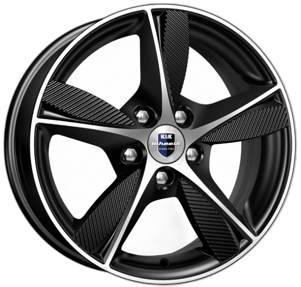 K&K Диск ЛС 16x6,5 5x110 Кинезис-оригинал (КС679) алмаз чёрный (КиК) 37 /65,1/