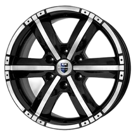 K&K Диск ЛС 17x7,5 6x139,7 Окинава-оригинал (КС635) алмаз чёрный (КиК) 30 /106,1/