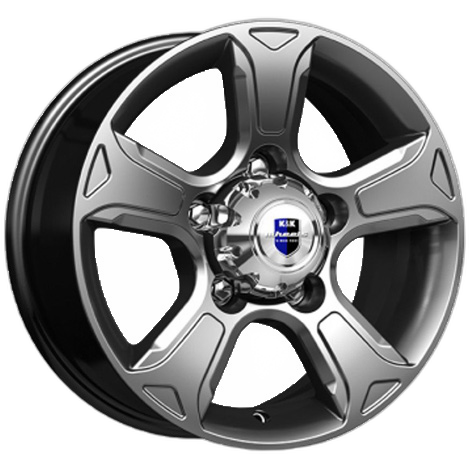 K&K Диск ЛС 16x7 5x139,7 Атлант (КС757-01) дарк платинум (КиК) 35 /108,5/