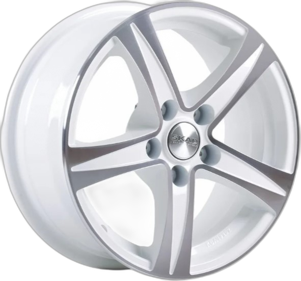 СКАД Диск ЛС 15x6,5 5x112 Sakura алмаз белый (СКАД) 43 /57,1/