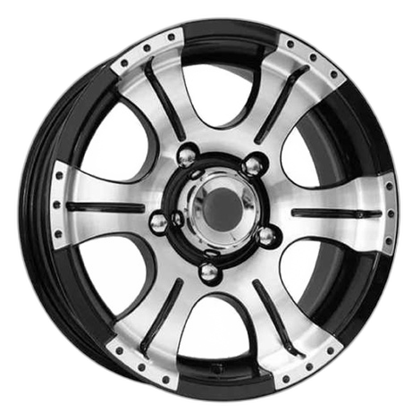 K&K Диск ЛС 16x8 6x139,7 Байконур (КС465) алмаз чёрный (КиК) 20 /108,5/