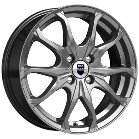 K&K Диск ЛС 16x6 4x100 Brent-оригинал (КС733) дарк платинум (КиК) 41 /60,1/