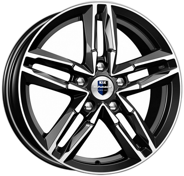 K&K Диск ЛС 16x6 5x110 Sayan (КС731) алмаз чёрный (КиК) 45 /67,1/