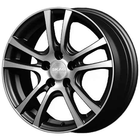 Скад Диск ЛС 15x6 4x100 Дели алмаз (СКАД) 47 /60,1/