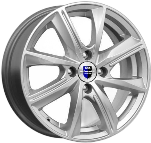 K&K Диск ЛС 15x6 4x100 Арнар (КС890) сильвер (КиК) 50 /60,1/