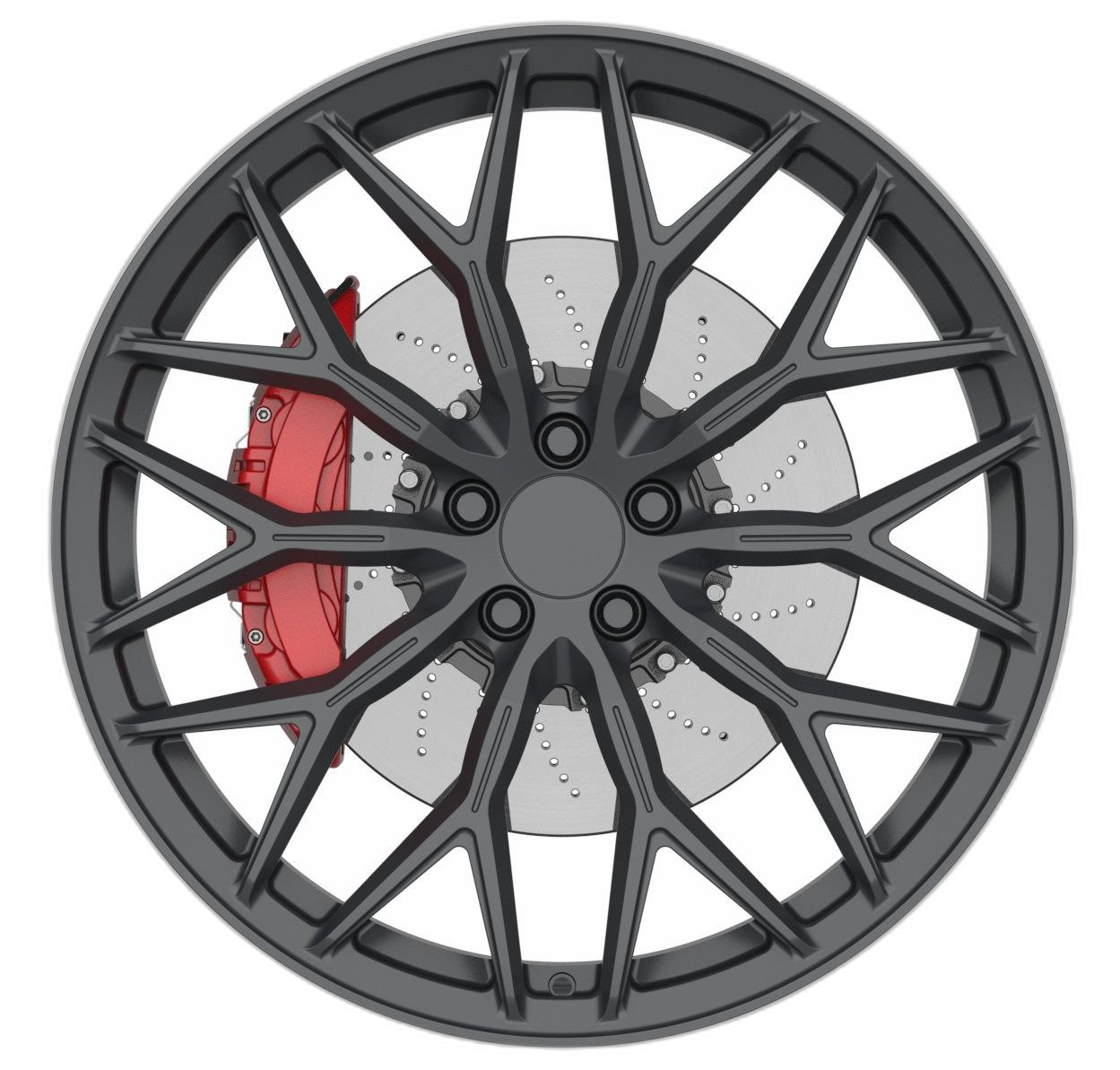 Vissol Диск ЛС 21x8,5 5x108 F-1630 Forged (Zeekr) Gloss Black (VISSOL) 35 /63,4/