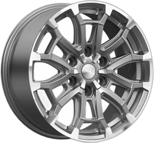 Скад Диск ЛС 18x8 6x139,7 Авилис алмаз графит (СКАД) 30 /106,1/