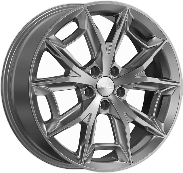 Скад Диск ЛС 19x7,5 5x114,3 Паркер графит (СКАД) 45 /67,1/