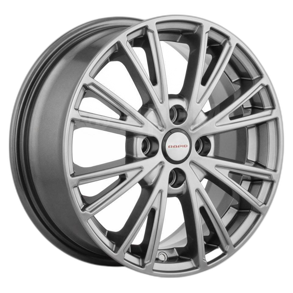 K&K Диск ЛС 16x6 4x100 Меандр-оригинал (КС879) дарк платинум (КиК) 37 /60,1/