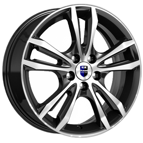 K&K Диск ЛС 16x6 4x98 Samara-оригинал (КС866) алмаз чёрный -SK (КиК) 35 /58,5/