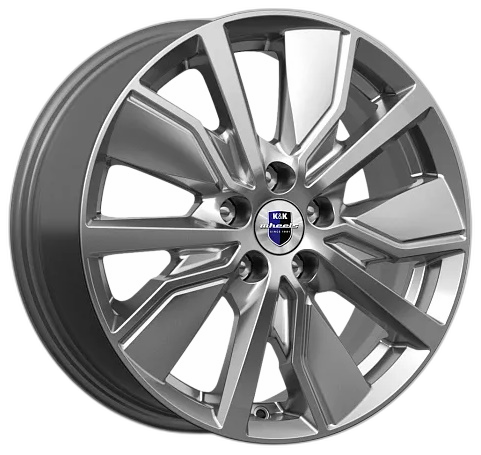 K&K Диск ЛС 16x6,5 5x112 Гамбит (КС961) дарк платинум (КиК) 46 /57,1/