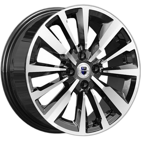K&K Диск ЛС 16x6,5 4x98 Эрман (КС997) алмаз чёрный (КиК) 35 /58,5/