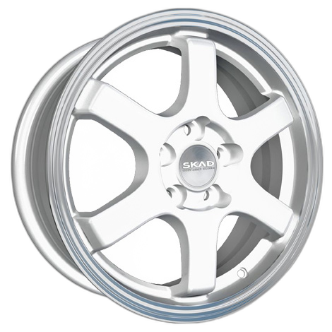 Скад Диск ЛС 15x6 4x100 Киото алмаз белый (СКАД) 40 /60,1/
