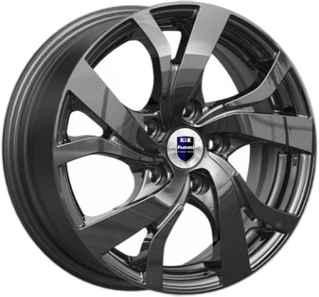 K&K Диск ЛС 16x6,5 5x112 Палермо (КС607) кварц (КиК) 42 /57,1/