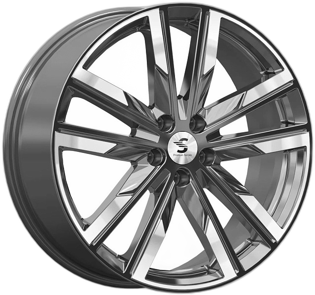 СКАД Premium Series Диск ЛС 20x8 5x108 КР014 (Jetour T2) Diamond Gloss Graphite) (СКАД Premium Series) 39 /60,1/