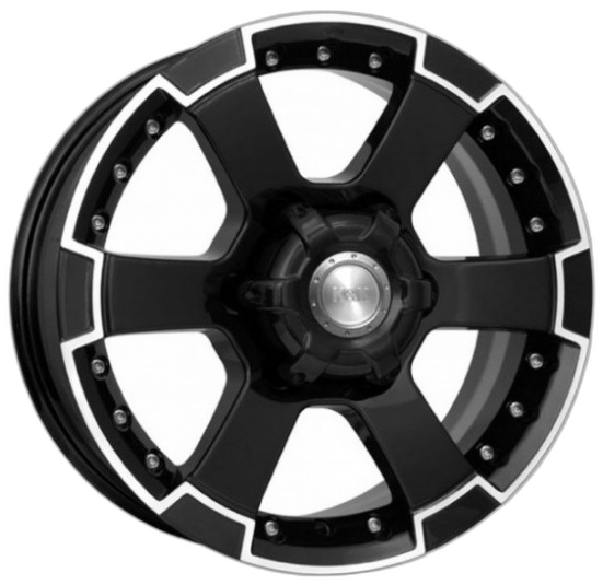 K&K Диск ЛС 16x7 6x139,7 М56 (КС593) алмаз чёрный (КиК) 38 /92,5/