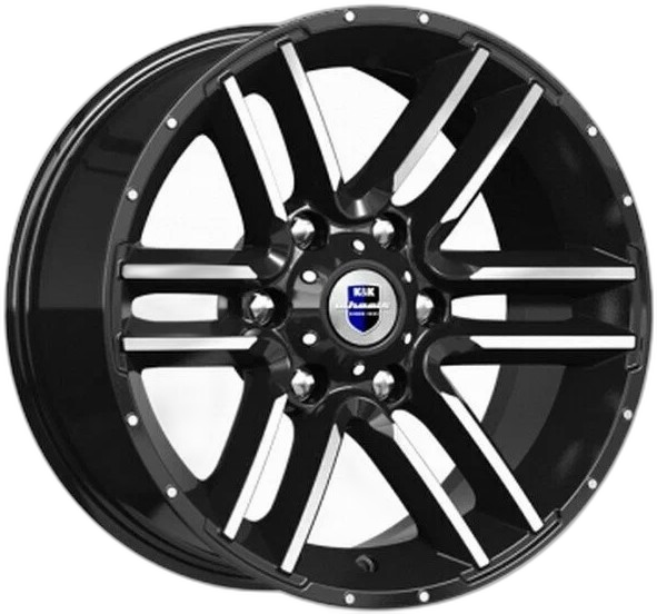 K&K Диск ЛС 17x8 6x139,7 Алгама (КС762) алмаз чёрный (КиК) -20 /106,1/