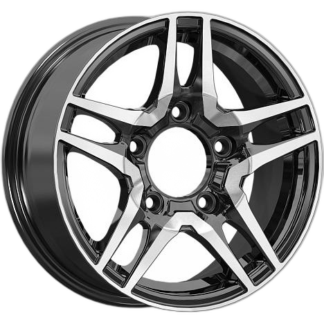 iFree Диск ЛС 15x6 5x139,7 Бустер (КС1116) блэк джек (iFree) 40 /98,1/