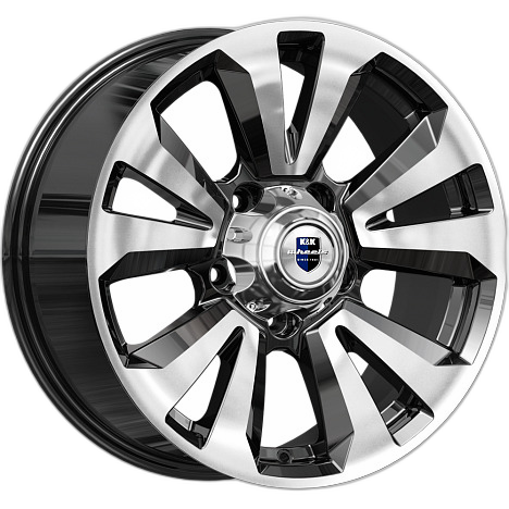 K&K Диск ЛС 18x8 5x139,7 Ла-Пас (КС897) алмаз чёрный (КиК) 30 /108,5/