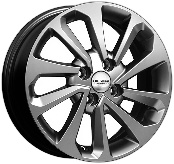 Скад Диск ЛС 15x6 4x100 KL-320 графит (СКАД) 46 /54,1/