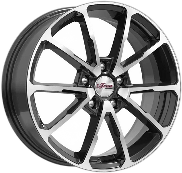 iFree Диск ЛС 17x6,5 5x114,3 Skibidi (КС909) блэк джек (iFree) 50 /66,1/