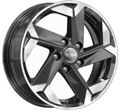 iFree Диск ЛС 16x6 5x114,3 КС979 (Creta SU) алмаз чёрный (iFree) 43 /67,1/