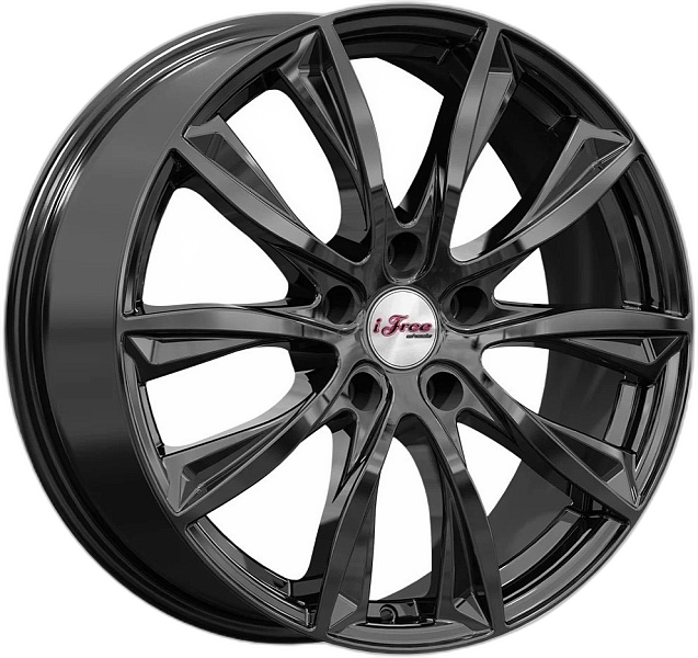 iFree Диск ЛС 18x7,5 5x114,3 Казантип (КС684) BK (iFree) 35 /67,1/