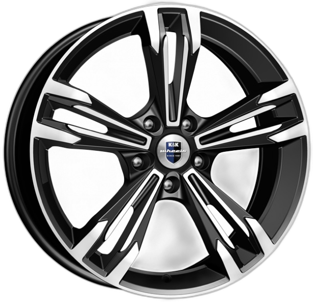 K&K Диск ЛС 18x7 5x115 Karrera Light (КС935) алмаз чёрный (КиК) 45 /70,2/