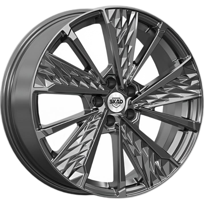 СКАД Диск ЛС 19x7 5x108 Легато графит (СКАД) 45 /60,1/