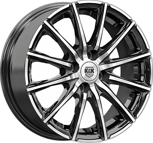 K&K Диск ЛС 15x6 4x108 Сандал (КС1199) алмаз чёрный (КиК) 45 /63,35/