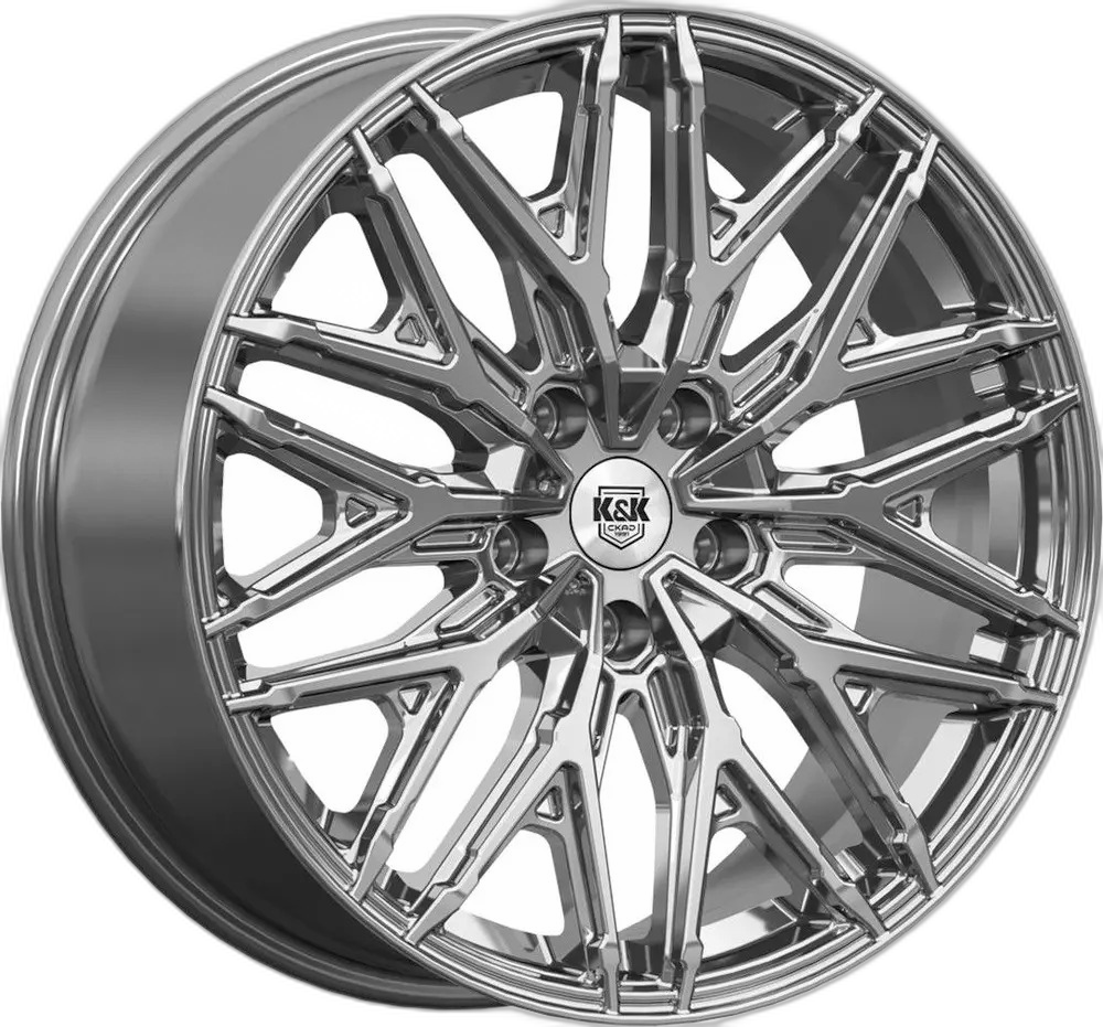 K&K Диск ЛС 19x8 5x108 Клермон (КС1156) дарк платинум (КиК) 47 /60,1/
