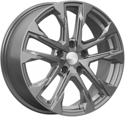 СКАД Диск ЛС 17x7 5x114,3 Атакор графит (СКАД) 37 /66,6/