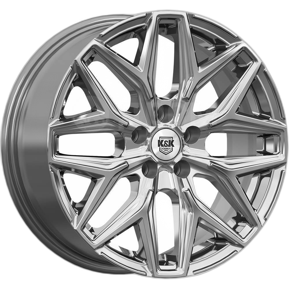 K&K Диск ЛС 17x7 5x108 Ариус (КС1187) дарк платинум (КиК) 42 /63,35/