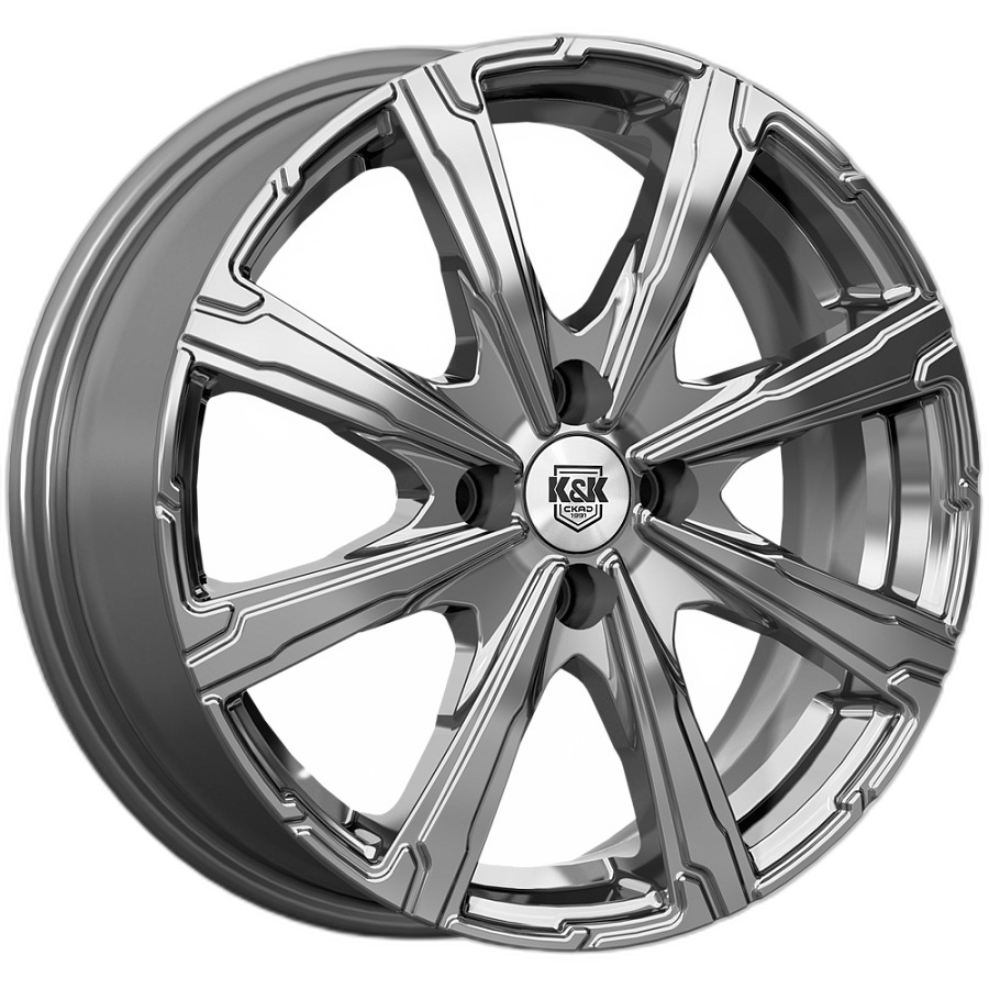 K&K Диск ЛС 16x6 4x100 Арагац (КС1214) дарк платинум (КиК) 45 /60,1/