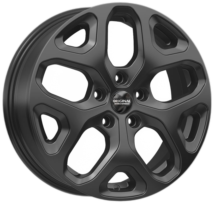 Скад Диск ЛС 17x6,5 5x114,3 KL-307 чёрный бархат (СКАД) 48 /67,1/