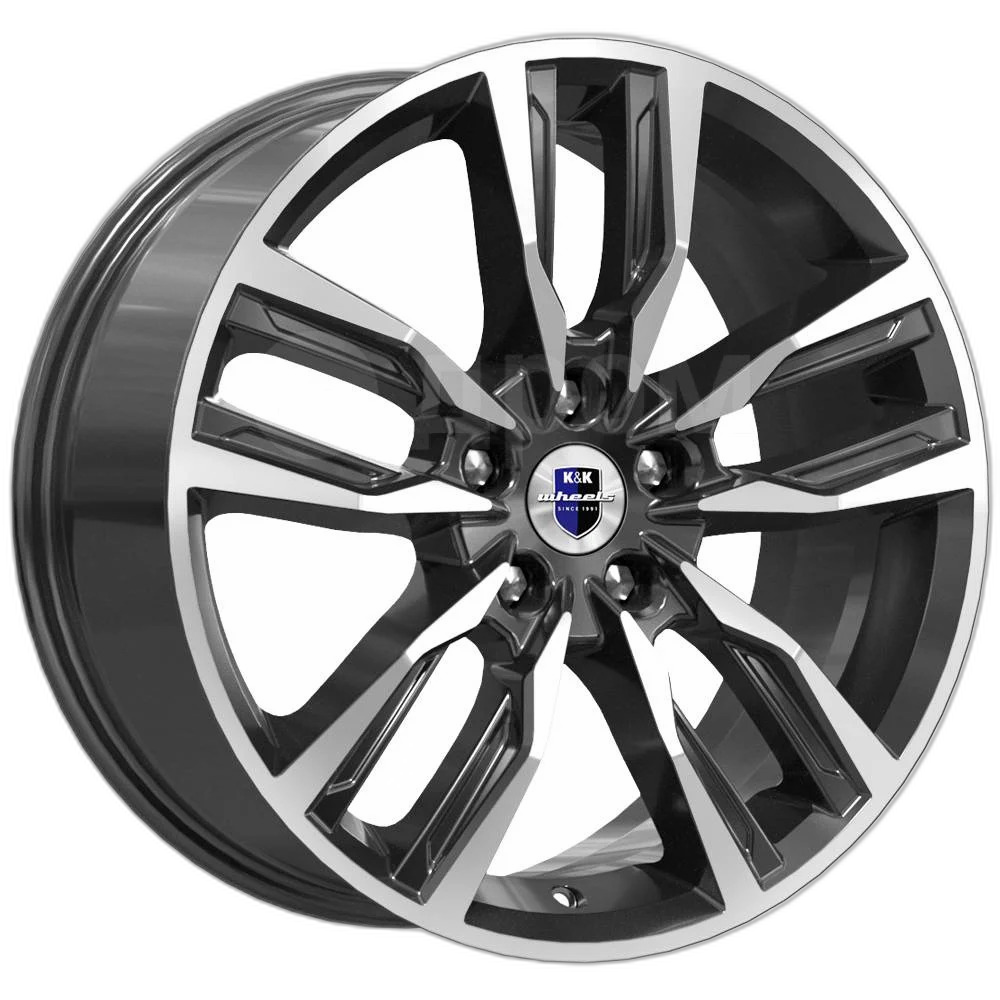 K&K Диск ЛС 18x8 5x120 Борэй (КС901) алмаз чёрный (КиК) 30 /72,6/