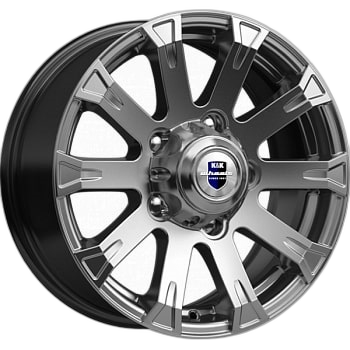 K&K Диск ЛС 16x7 5x139,7 Байкал (КС601-01) дарк платинум (КиК) 35 /95,3/