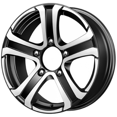 iFree Диск ЛС 16x6 5x139,7 Хафпайп (КС683-00) блэк джек (iFree) 40 /98,2/