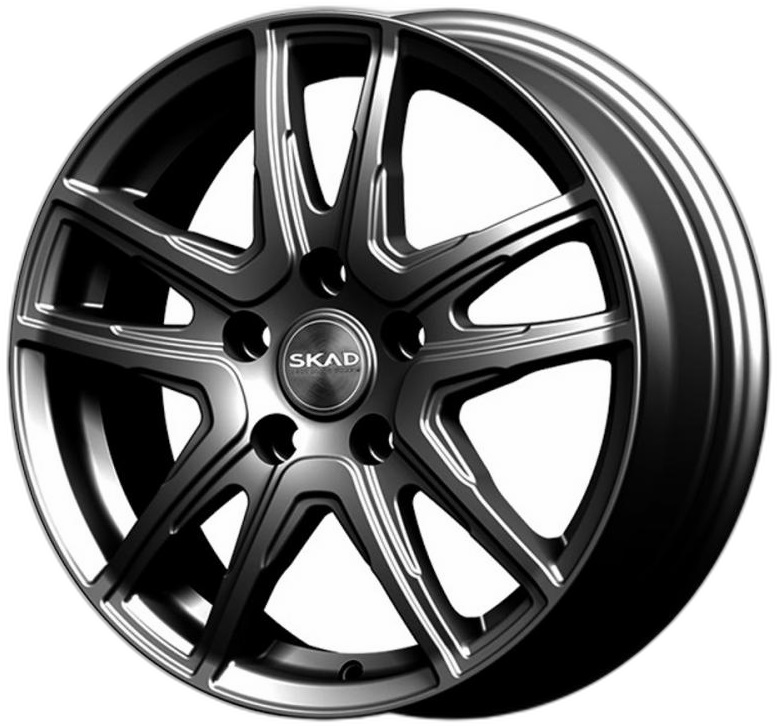 Скад Диск ЛС 16x6 4x100 Сидней графит (СКАД) 50 /60,1/