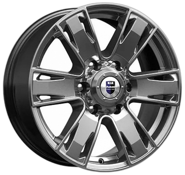 K&K Диск ЛС 17x7 6x139,7 Севенна-оригинал (КС726) дарк платинум (КиК) 38 /100,1/