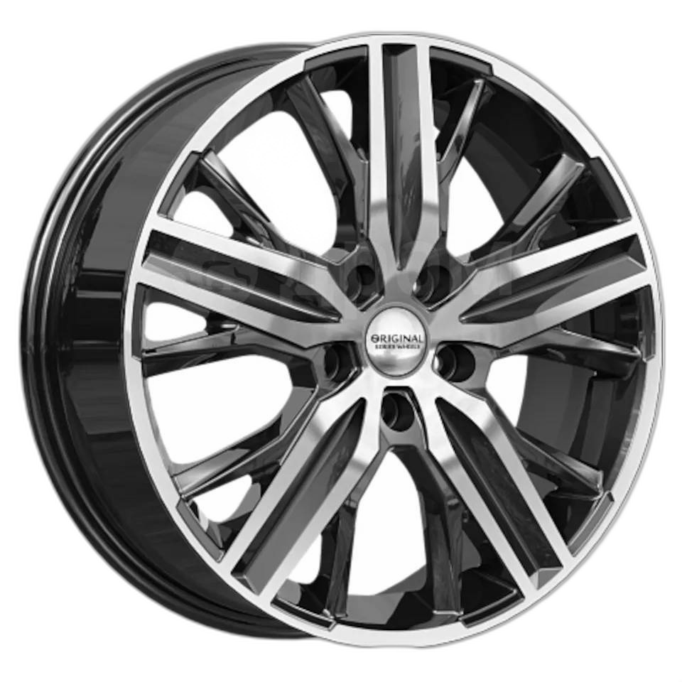 Скад Диск ЛС 18x6,5 5x114,3 KL-375 алмаз (СКАД) 37 /66,6/