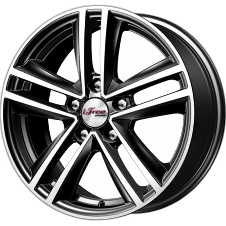 iFree Диск ЛС 16x6,5 5x114,3 Катар (КС885) блэк джек (iFree) 40 /66,1/
