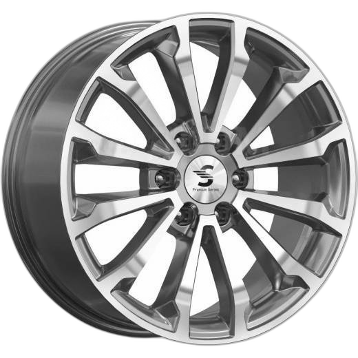 СКАД Premium Series Диск ЛС 20x8,5 6x139,7 КР006 (Tank500) Diamond Gloss Graphite) (СКАД Premium Series) 33 /100,1/