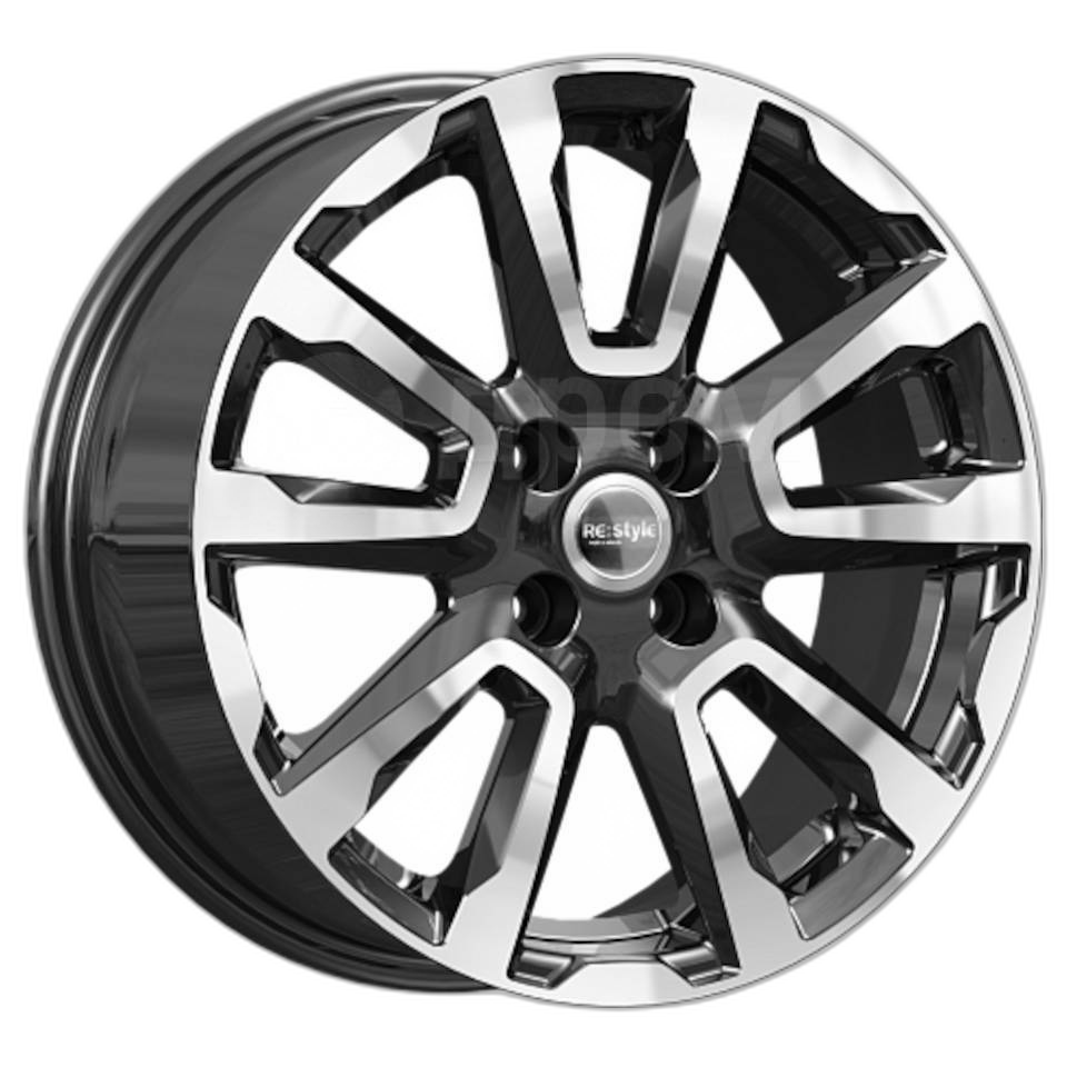 iFree Диск ЛС 16x6,5 4x100 КС1026 (Lada Vesta) алмаз чёрный (iFree) 50 /60,1/