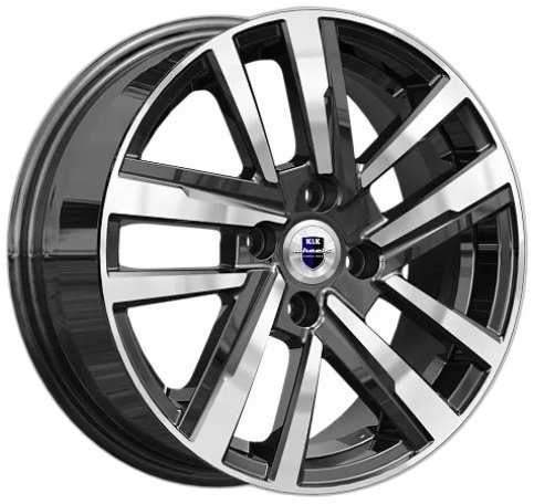 K&K Диск ЛС 15x6 4x98 Хант (КС1034) алмаз чёрный (КиК) 35 /58,5/