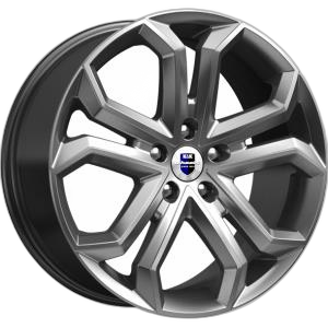 ДИСК ЛС 19x8,5 5x108 Пандора дарк платинум (КиК) 45 /67,1/