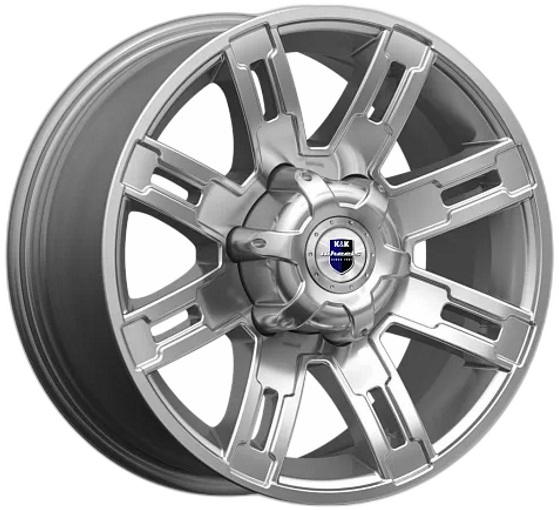 Диск ЛС 16x7,5 6x139,7 Полюс (КС609) дарк платинум (КиК) 5 /111,6/